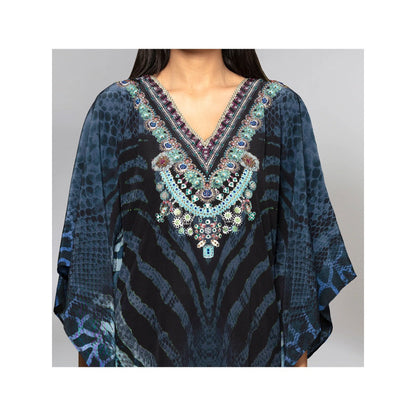 First Resort by Ramola Bachchan Multi Colour Kaftan