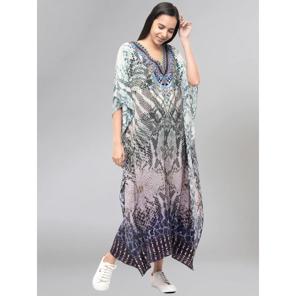 First Resort by Ramola Bachchan Multi Colour Kaftan