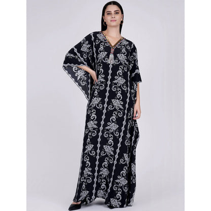 First Resort by Ramola Bachchan Black Kaftan