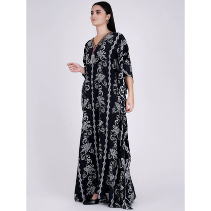 First Resort by Ramola Bachchan Black Kaftan