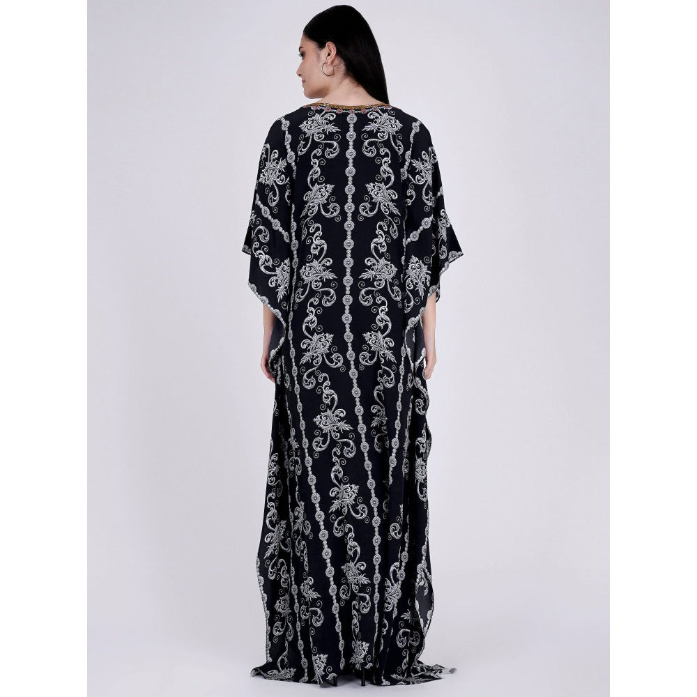 First Resort by Ramola Bachchan Black Kaftan