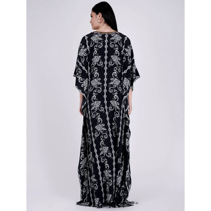 First Resort by Ramola Bachchan Black Kaftan