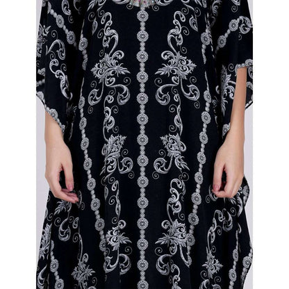 First Resort by Ramola Bachchan Black Kaftan