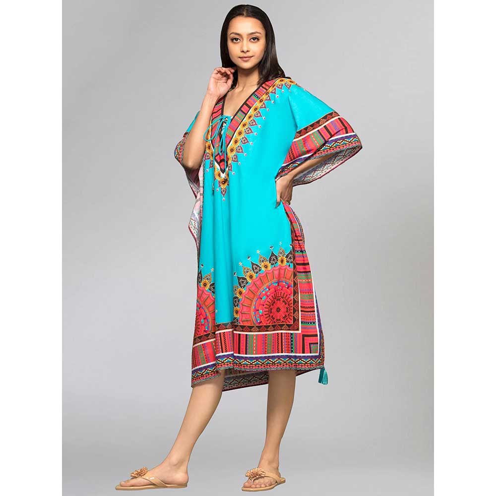 First Resort by Ramola Bachchan Multi Colour Kaftan
