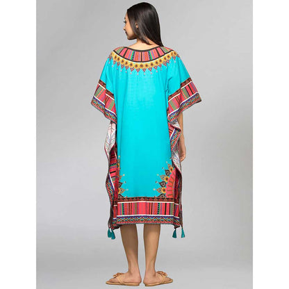 First Resort by Ramola Bachchan Multi Colour Kaftan