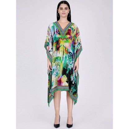 First Resort by Ramola Bachchan Multi Colour Kaftan
