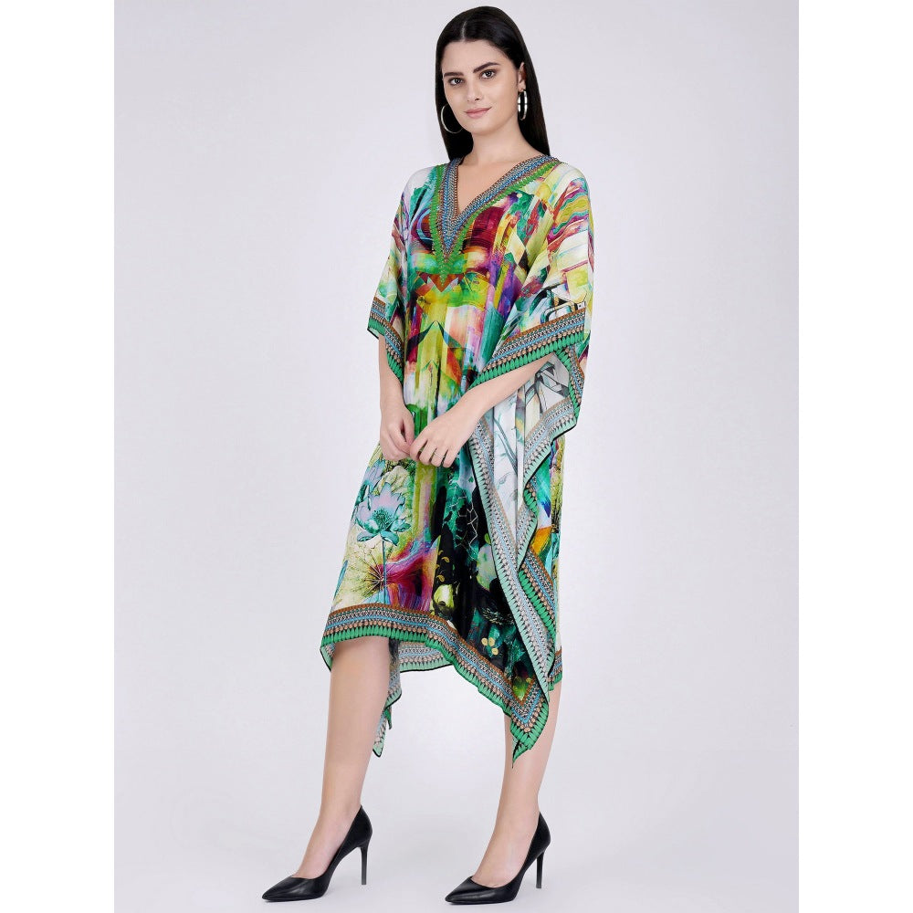 First Resort by Ramola Bachchan Multi Colour Kaftan