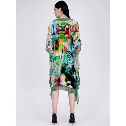 First Resort by Ramola Bachchan Multi Colour Kaftan