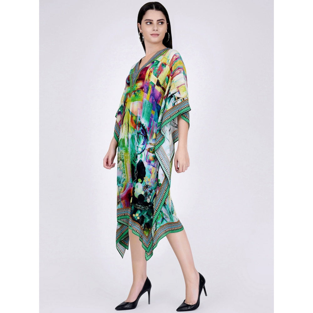 First Resort by Ramola Bachchan Multi Colour Kaftan