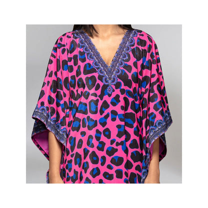 First Resort by Ramola Bachchan Multi Colour Kaftan