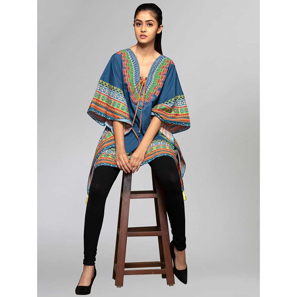 First Resort by Ramola Bachchan Multi Colour Kaftan