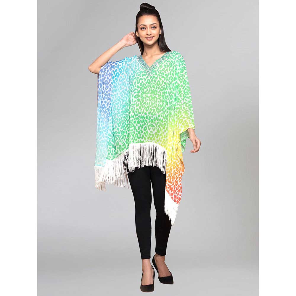 First Resort by Ramola Bachchan Multi Colour Kaftan