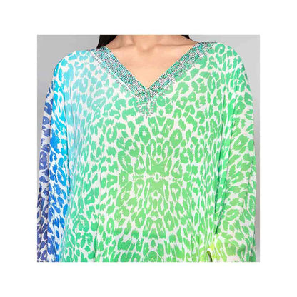 First Resort by Ramola Bachchan Multi Colour Kaftan