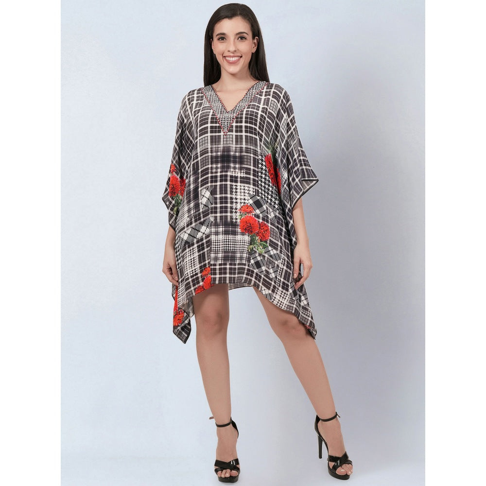 First Resort by Ramola Bachchan Black Kaftan