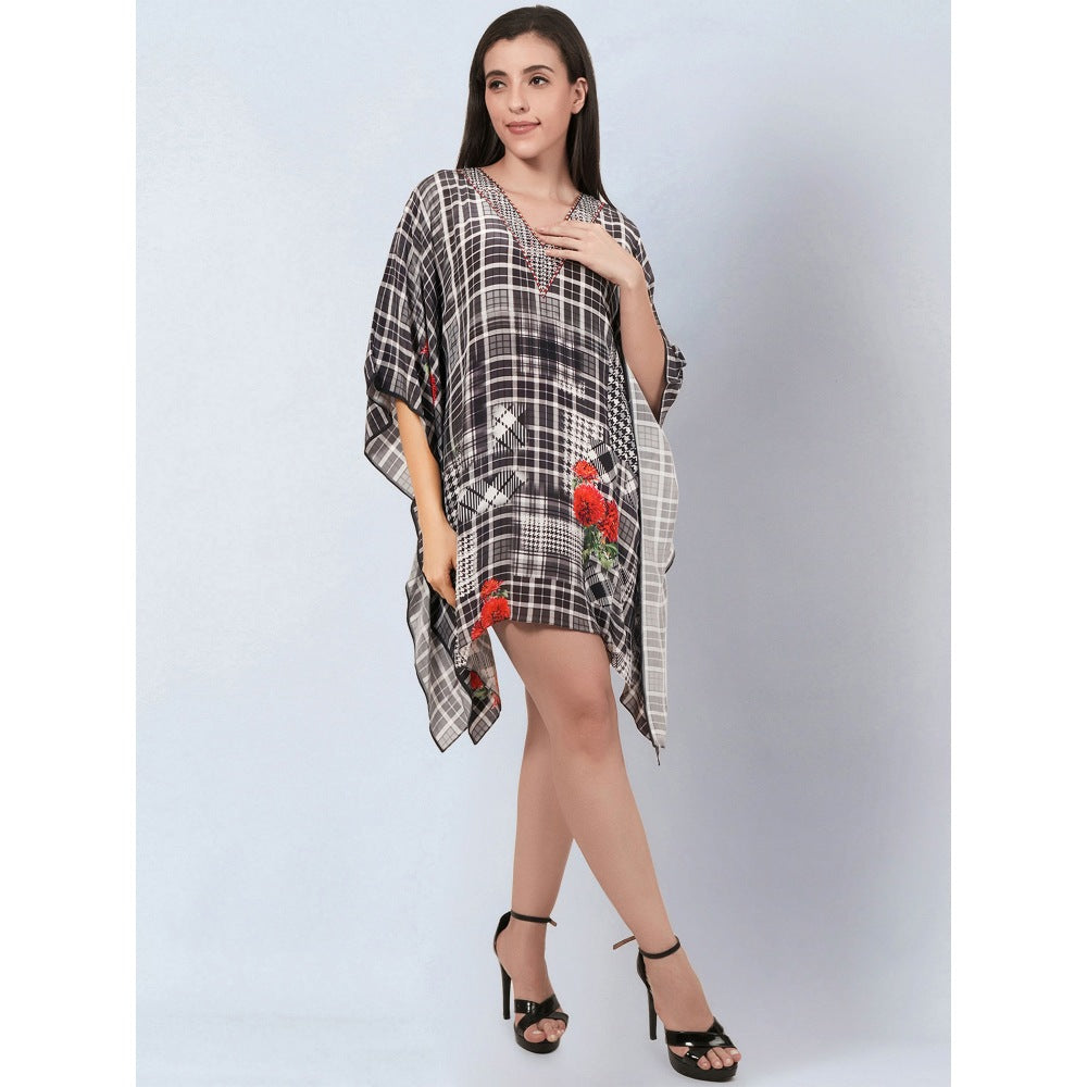 First Resort by Ramola Bachchan Black Kaftan