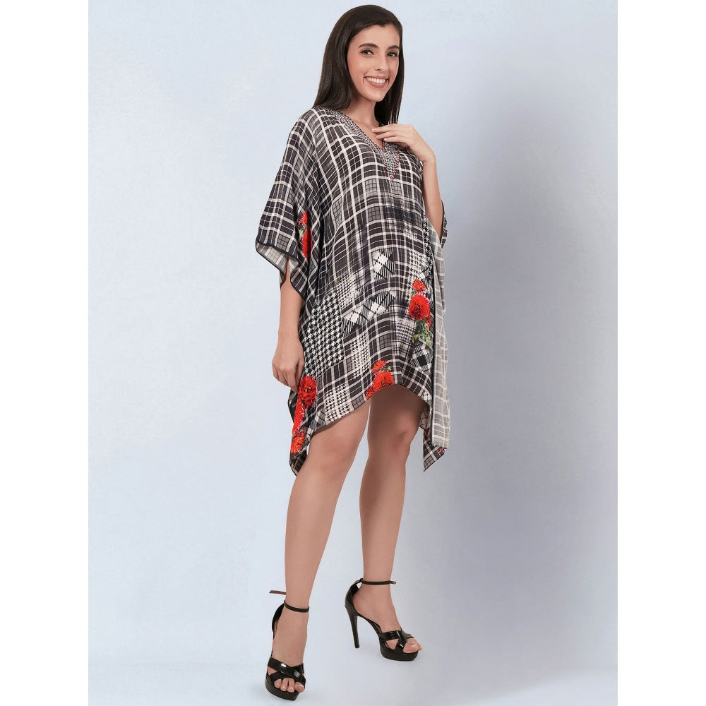 First Resort by Ramola Bachchan Black Kaftan