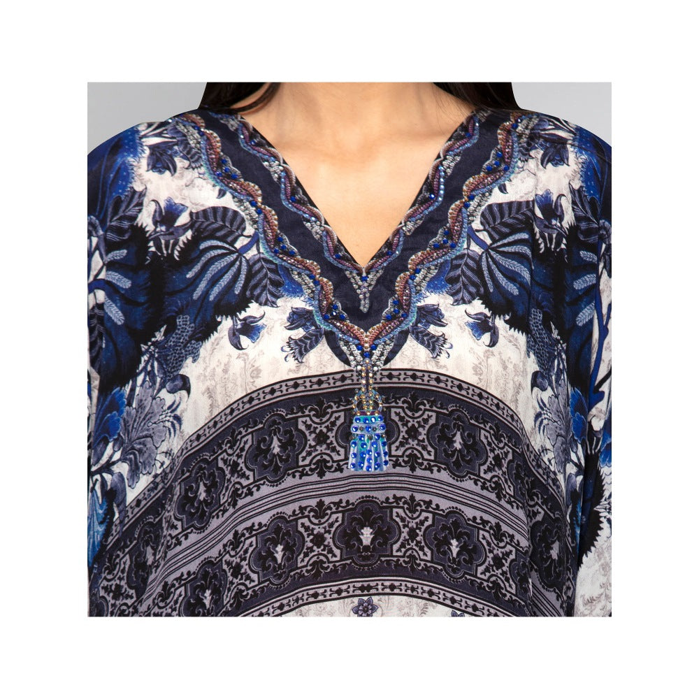 First Resort by Ramola Bachchan Multi Colour Kaftan