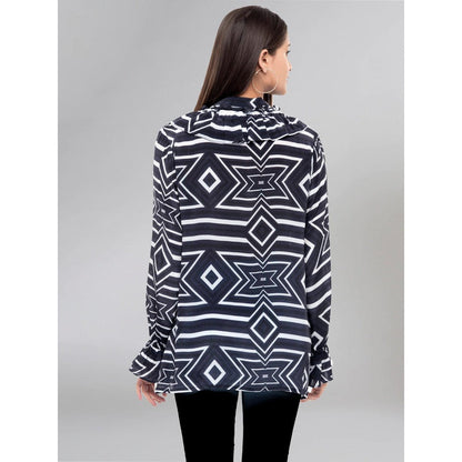 First Resort by Ramola Bachchan Black Shirt