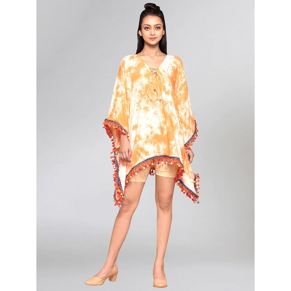 First Resort by Ramola Bachchan Orange Top