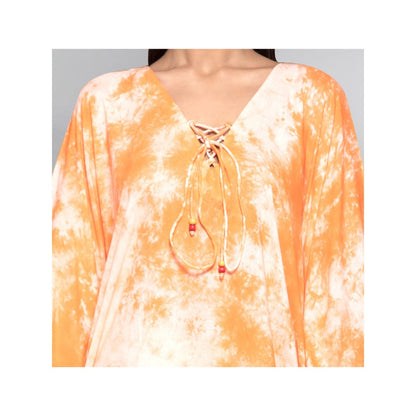 First Resort by Ramola Bachchan Orange Top