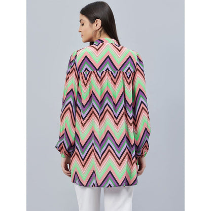 First Resort by Ramola Bachchan Multi Colour Top