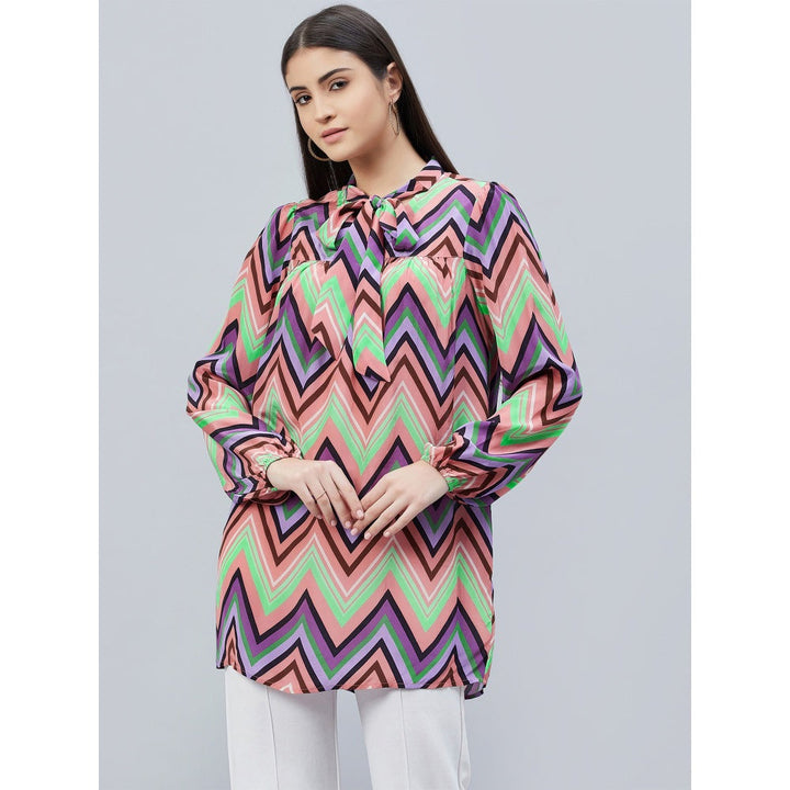 First Resort by Ramola Bachchan Multi Colour Top