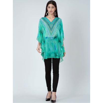 First Resort by Ramola Bachchan Green Tunic