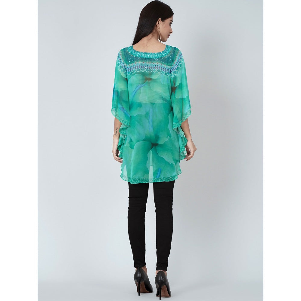 First Resort by Ramola Bachchan Green Tunic