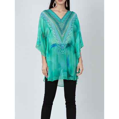 First Resort by Ramola Bachchan Green Tunic