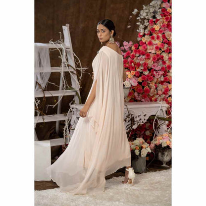 Farha Syed Multicoloured Kaftan Gown