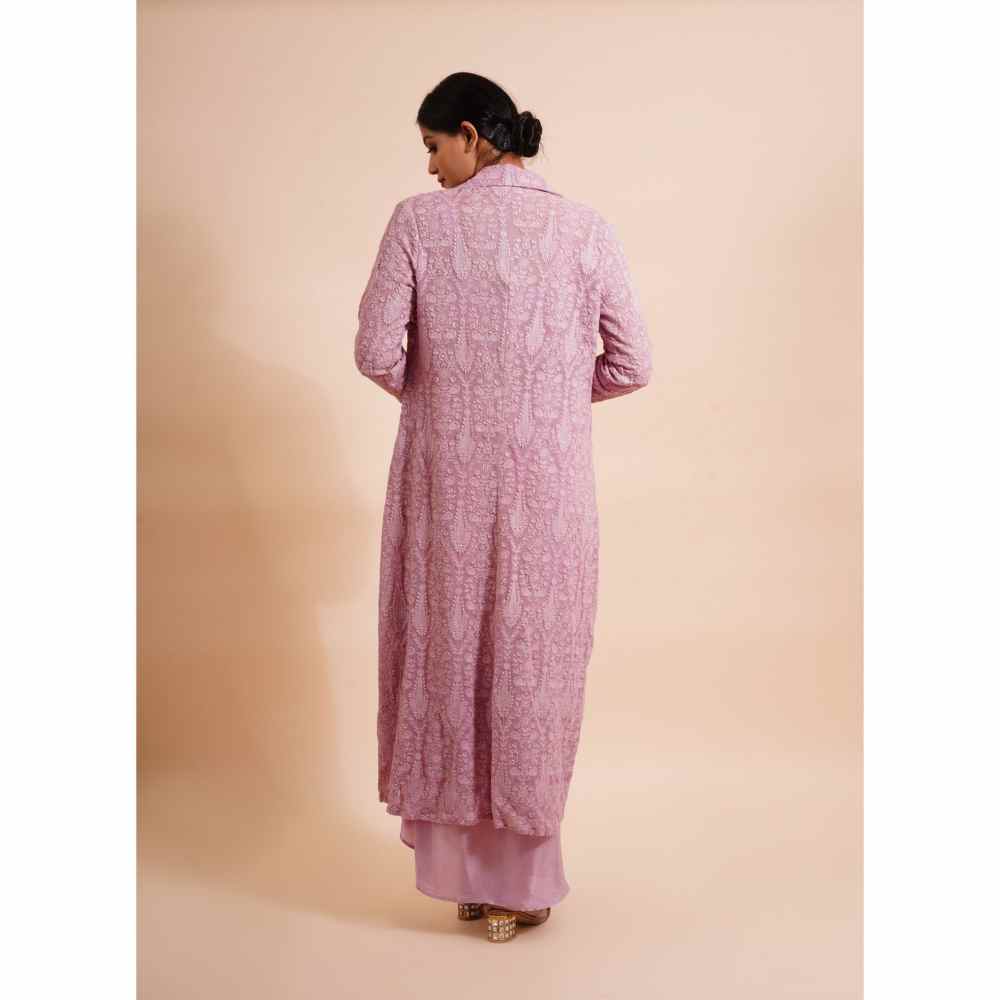 Farha Syed 4 Piece Shrug With Belt And Drape Skirt And Bustier (Set of 4)