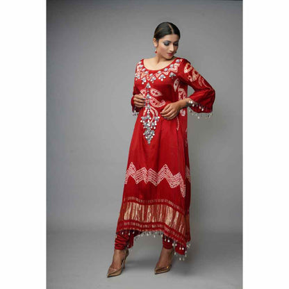 Farha Syed 1 Piece Shibori Kaftan Kurta