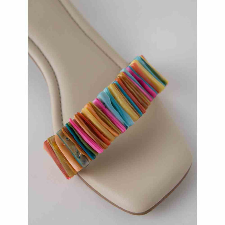 Gajra Gang Multi-Color Shells Synthetic Heels