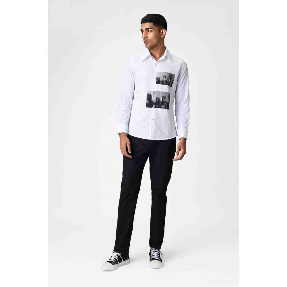 Genes Lecoanet Hemant Printed Full Sleeved Shirt