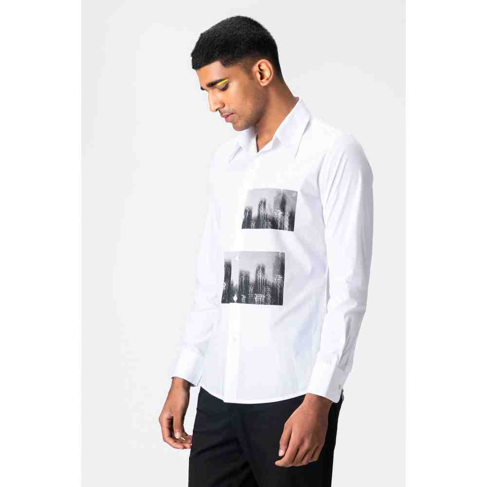 Genes Lecoanet Hemant Printed Full Sleeved Shirt