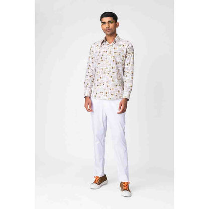 Genes Lecoanet Hemant Graphic Printed Shirt