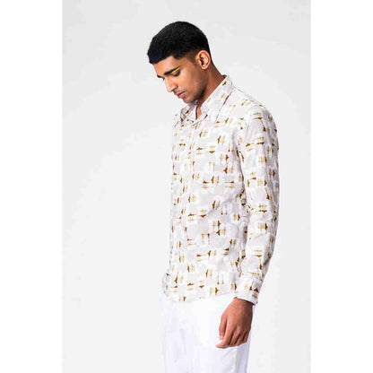 Genes Lecoanet Hemant Graphic Printed Shirt