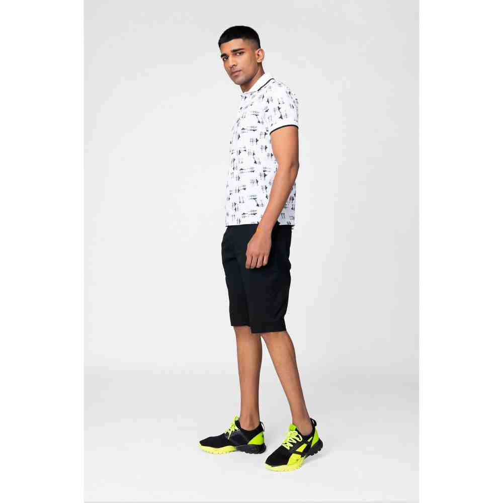 Genes Lecoanet Hemant Graphic Printed Polo T Shirt