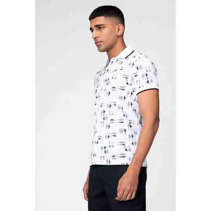 Genes Lecoanet Hemant Graphic Printed Polo T Shirt