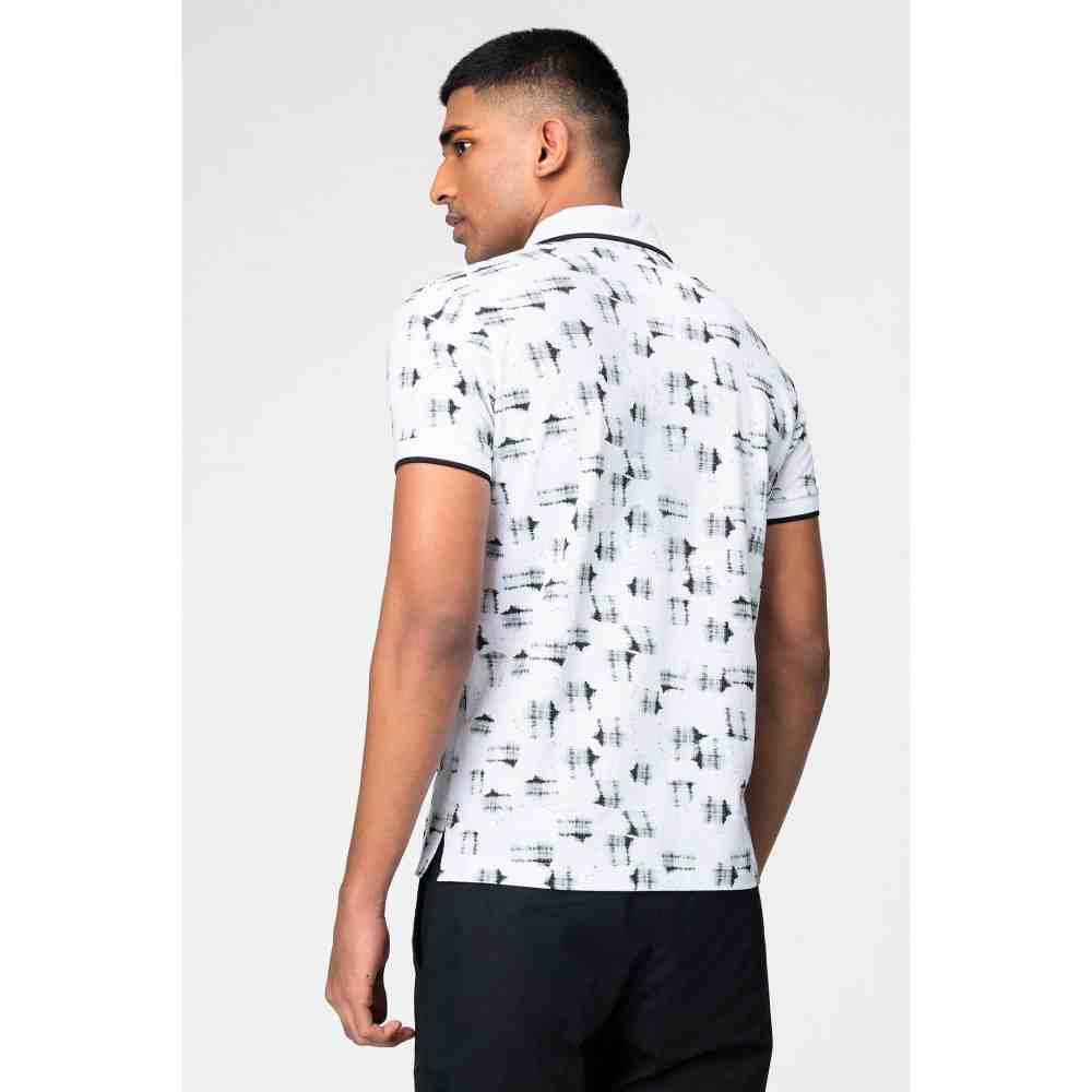 Genes Lecoanet Hemant Graphic Printed Polo T Shirt