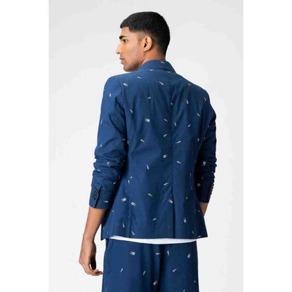 Genes Lecoanet Hemant Logo Printed Blazer