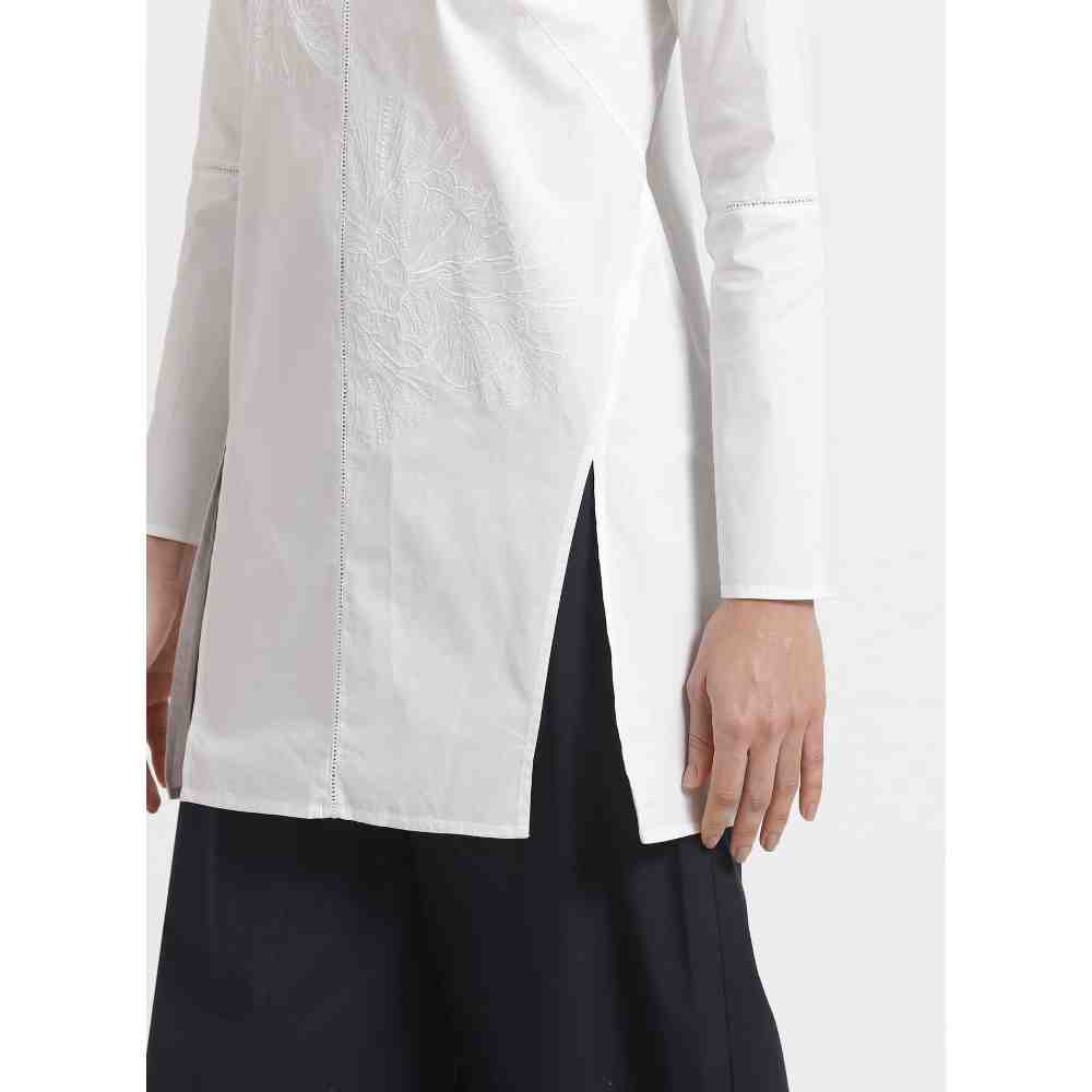 Genes Lecoanet Hemant White Myecelia Tunic