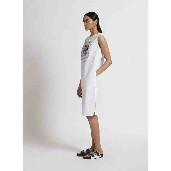 Genes Lecoanet Hemant White Cortina Dress