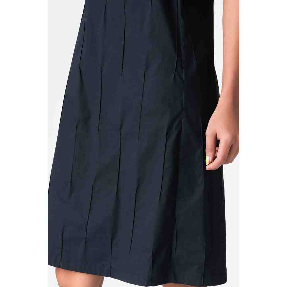 Genes Lecoanet Hemant Black Midnight Black Embroidered Dress