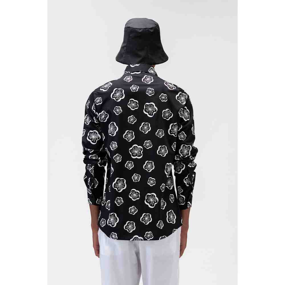 Genes Lecoanet Hemant Black 3D Printed Mens Shirt