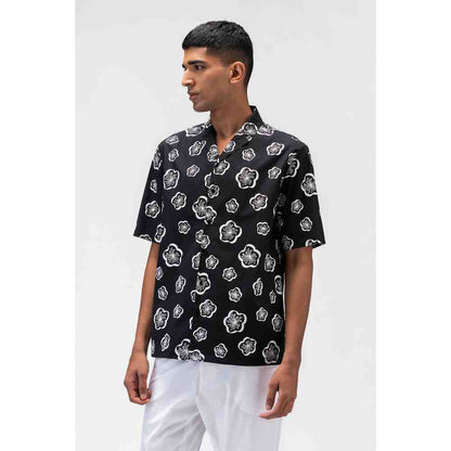 Genes Lecoanet Hemant 3D Printed Mens Shirt with Cuban Collar