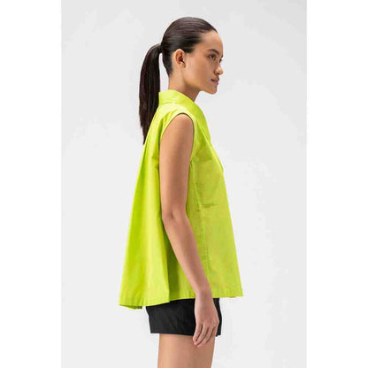 Genes Lecoanet Hemant Asymmetrical Collar A Line Top