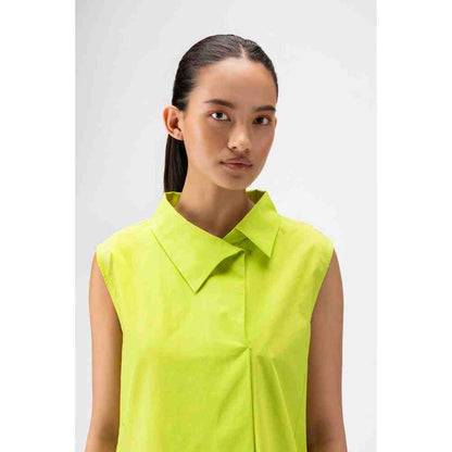 Genes Lecoanet Hemant Asymmetrical Collar A Line Top