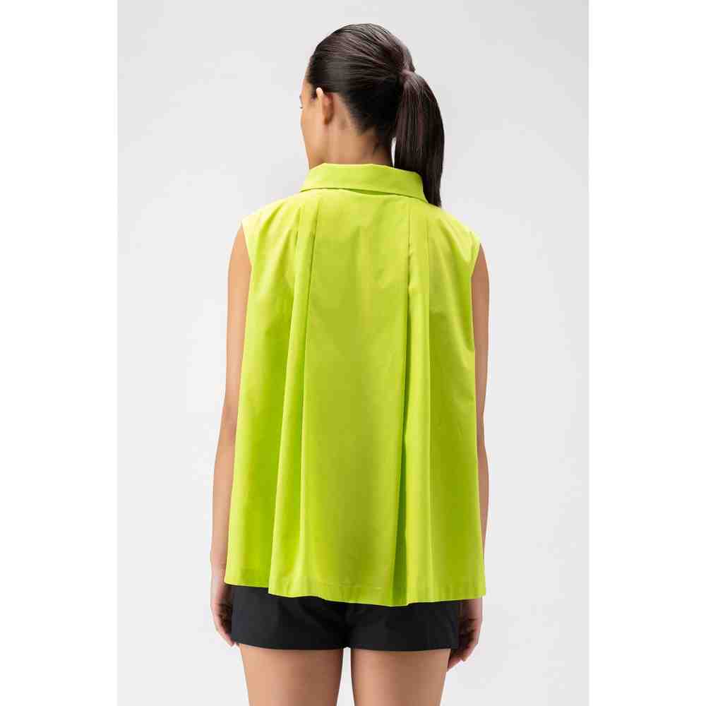 Genes Lecoanet Hemant Asymmetrical Collar A Line Top