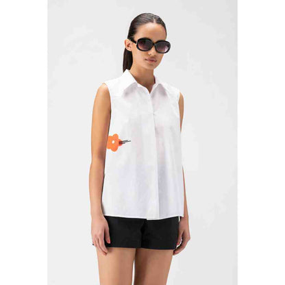 Genes Lecoanet Hemant Sleeveless Top With Statement Back